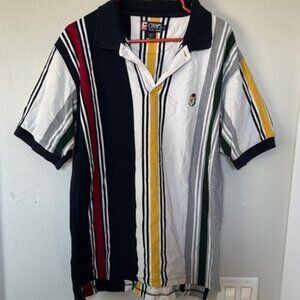 Chaps Red and Yellow striped Shirt